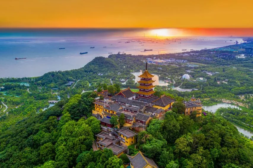 狼山国家森林公园现代实景